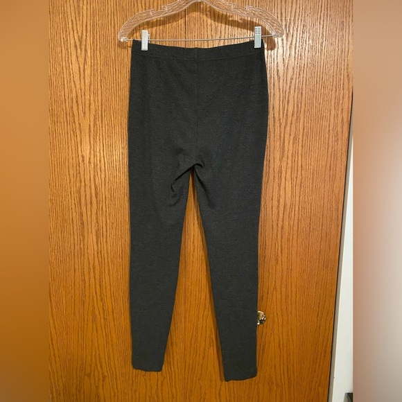Chicos Fabulously Slimming Size 0 Leggings in Charcoal Gray Tummy Control panel - Picture 2 of 12